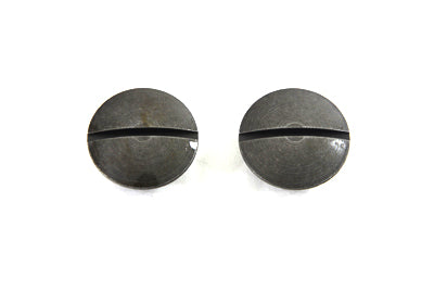 Parkerized Handlebar End Plugs - V-Twin Mfg.