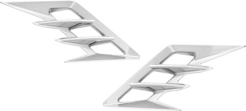 SHOW CHROME Fender Vent Filler Accent - Chrome - Front 52-959