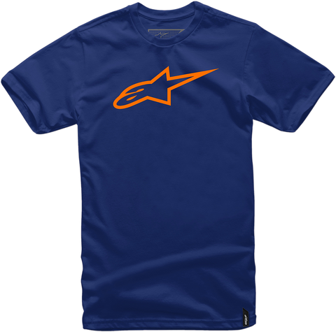 ALPINESTARS Ageless T-Shirt - Navy/Orange - Medium 1032720307032M