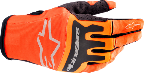 ALPINESTARS Techstar Gloves - Hot Orange/Black - Medium 3561023-411-M