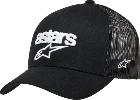 ALPINESTARS Pedigree Hat - Black/White - One Size 1232-81040-1020