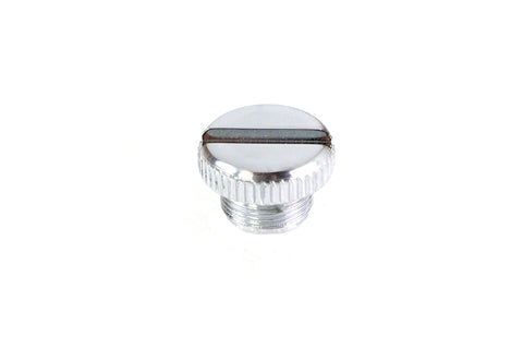 Transmission Filler Plug with Slot Chrome - V-Twin Mfg.