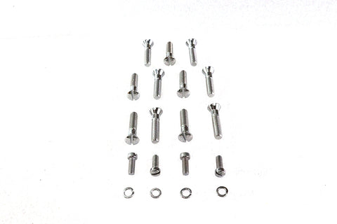 Cam Cover Screw Kit Chrome - V-Twin Mfg.