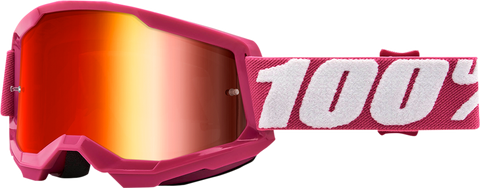 100% Strata 2 Goggles - Fletcher - Red Mirror 50028-00010