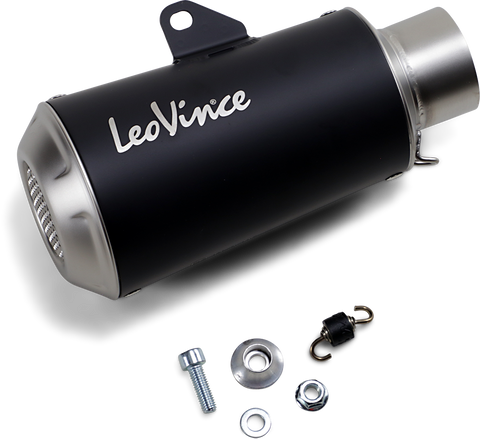 IN STOCK LEOVINCE 54mm Universal LV-10 Slip-On Muffler - Black Edition 9746BU  1811-3792