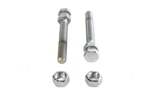 Rear Axle Adjuster Screw Chrome - V-Twin Mfg.