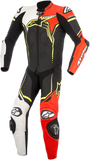 ALPINESTARS GP Plus v2 1-Piece Leather Suit - Black/White/Red Fluorescent/Yellow Fluorescent - US 44 / EU 54 3150518-1236-54