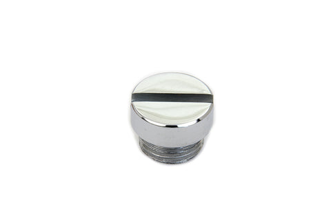 Oil Pump Check Valve Plug Chrome - V-Twin Mfg.