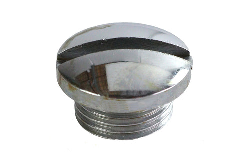 Oil Pump Bypass Valve Plug Chrome - V-Twin Mfg.