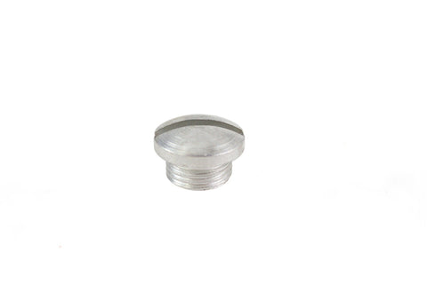 Oil Pump Bypass Valve Plug Cadmium - V-Twin Mfg.