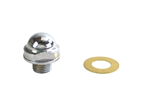 Oil Pump Relief Valve Plug Chrome - V-Twin Mfg.