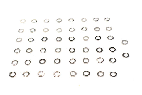 Chrome Flat Washer 1/4 inch Inner Diameter - V-Twin Mfg.