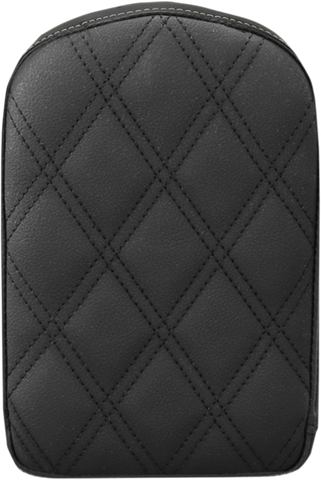 SADDLEMEN Sissy Bar Pad - Lattice Stitched - Black 41143