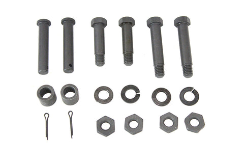 Parkerized Footboard Hinge Bolt Kit - V-Twin Mfg.