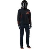 ALPINESTARS Chrome Air Sport Hoodie - Black/Red Fluo - Medium 4200425-1030-M