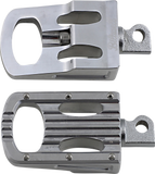 BILTWELL Punisher Footpeg - Classic - Polished 7005-303-01