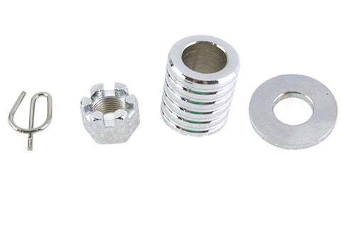 Rear Axle Spacer Kit Chrome - V-Twin Mfg.