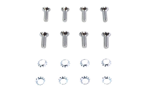 Tappet Block Screw Kit Chrome - V-Twin Mfg.