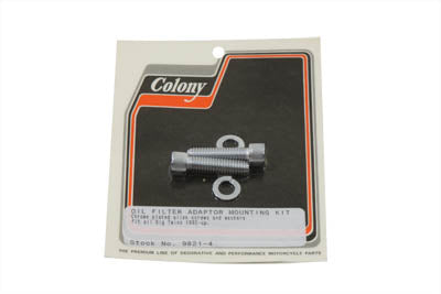 Oil Filter Adapter Mount Kit Chrome - V-Twin Mfg.