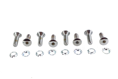 Tappet Block Screw Kit Chrome - V-Twin Mfg.