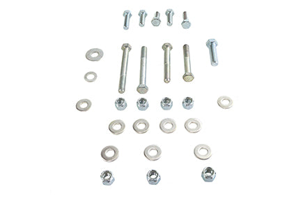 Upper and Lower Zinc Engine Mount Bolts - V-Twin Mfg.