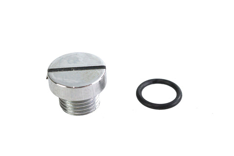Oil Screen Plug Chrome - V-Twin Mfg.