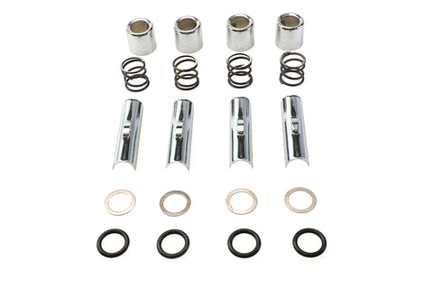 Upper Pushrod Cover Kit Chrome - V-Twin Mfg.
