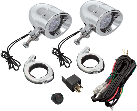 SHOW CHROME 2 3/8" LED Driving Light Kit 55-364L
