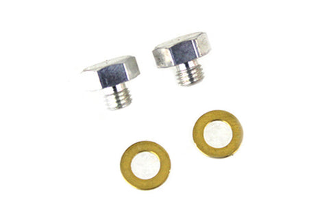 Cadmium Fork Slider Drain Screws - V-Twin Mfg.