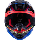 ALPINESTARS Supertech M10 Helmet - MIPS® - Era - Gloss Blue/Red/Yellow Fluo - Small 8301223-7356-S