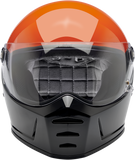 BILTWELL Lane Splitter Helmet - Gloss Podium Orange/Gray/Black - Large 1004-550-104
