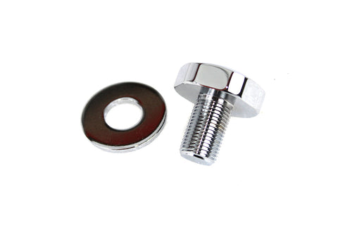 Chrome Domed Fork Triple Tree Stem Nut - V-Twin Mfg.