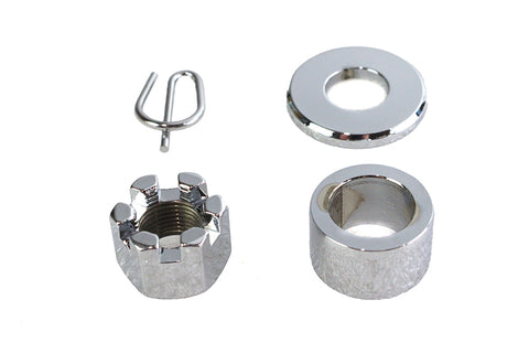 Rear Axle Spacer Kit Chrome - V-Twin Mfg.