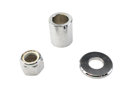 Front Axle Spacer Kit Smooth Style Chrome - V-Twin Mfg.
