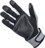 BILTWELL Baja Gloves - Gray - XS 1508-1101-301