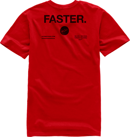 ALPINESTARS Faster T-Shirt - Red - Medium 1232-72208-30-M