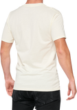 100% Essential T-Shirt - Chalk/Orange - Large 32016-461-12