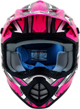 AFX FX-17 Helmet - Butterfly - Matte Hot Pink - XL 0110-7110