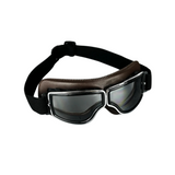 Vintage Leather Motorcycle Goggles