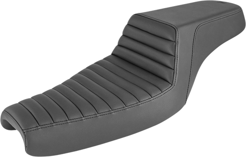 SADDLEMEN Step-Up Seat - Front Tuck-n-Roll - Black - XL 807-11-171