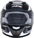 AFX FX-99 Helmet - Recurve - Black/White - Large 0101-11118