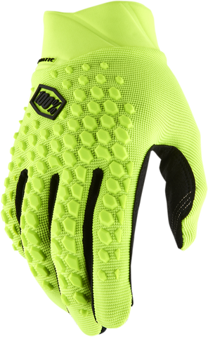 100% Geomatic Gloves - Fluorescent Yellow - Medium 10026-00006