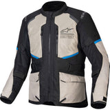 ALPINESTARS Andes Air Drystar® Jacket - Black/Laurel Gray/Bright Blue - Large 3207924-1479-L