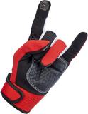 BILTWELL Baja Gloves - Red - XS 1508-0801-301