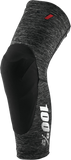 100% Teratec Knee Guards - Gray/Black - Large 70003-00007