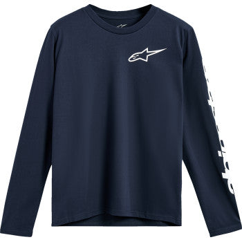 ALPINESTARS Trackside Long-Sleeve CSF T-Shirt - Navy - Medium 1235-74100-70-M