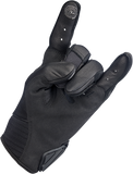 BILTWELL Bridgeport Gloves - Black Out - Large 1509-0101-304