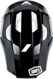 100% Trajecta Helmet - Fidlock - Black/White - Medium 80003-00006