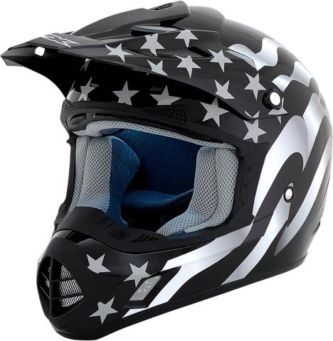 AFX FX-17 Helmet - Flag - Stealth - Small 0110-2363