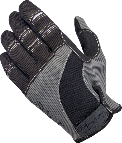 BILTWELL Moto Gloves - Gray/Black - Medium 1501-1101-003